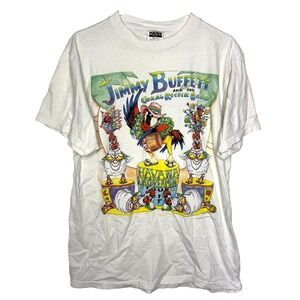 Vtg Jimmy Buffet Coral Reef band Havana Day Dreamin 1997 Tour T-shirt Size Large